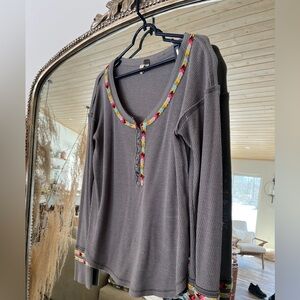 Free people gray thermal